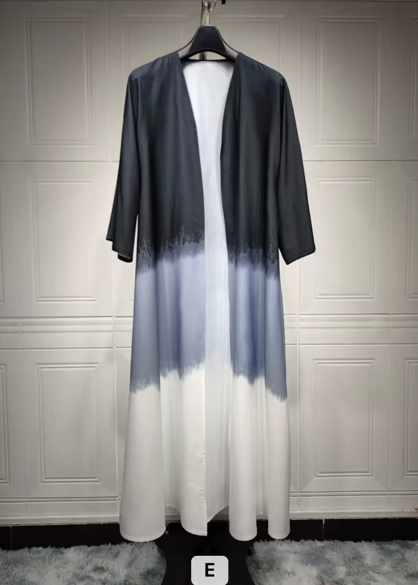 3 Shade Ombre Abayas